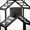 Sullivans 22.25" & 17" Black Metal Modern Lantern Set of 2 - 2 of 4