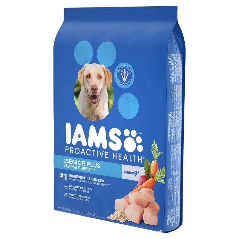 Iams Proactive Health Large Breed Senior Plus - Dry Dog Food - 12.5lbs, 3 of 5