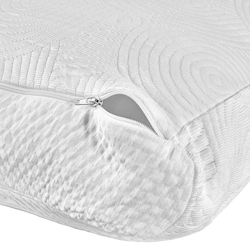 One Size Cool Luxury Contour Pillow Protector with Zipper Closure - Tempur-Pedic, 2 of 6