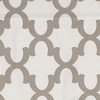 Ogee Style All Season Regal 3" Rod Pocket Valance 50" x 17" Taupe by RLF Home - 4 of 4