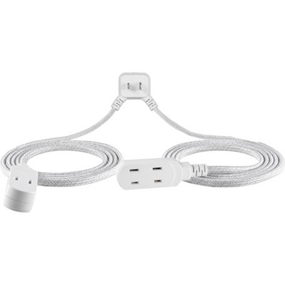 Cordinate Twin 3&#39; Outlet Polarized Extension Cord