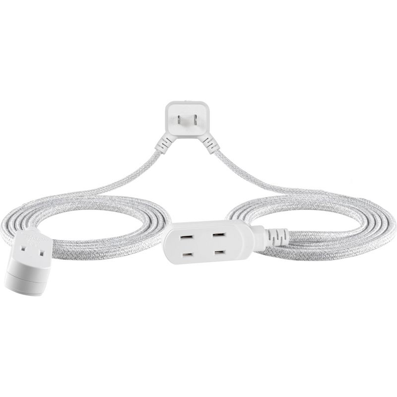Cordinate Twin 3&#39; Outlet Polarized Extension Cord, 4 of 8