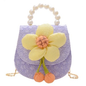 MyKids-USA Children Girl Floral Pattern Cute Crossbody Bags - 1 of 4