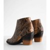 Women's Wo's 2 Tone Snake Print Bootie - Very G - 3 of 4