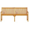 vidaXL Garden Bench Natural wood Solid acacia wood 70.9 in Durable - 3 of 4