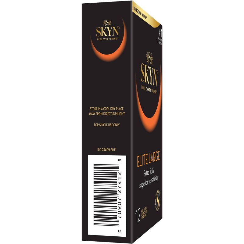 SKYN Elite Large Non-Latex Lubricated Condoms - 12ct, 6 of 10