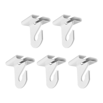 Unique Bargains Metal T-Bar Track Tiles Suspended Plants Utility Drop Ceiling Hooks