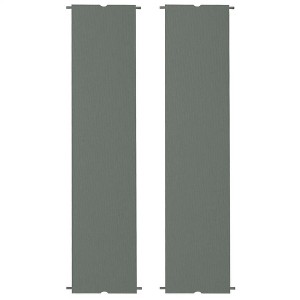 Resenkos 2 Pcs Pergola Replacement Canopy, UV Protection Pergola Shade Cover, for 10 x 10ft Pergola, Dark Gray - 1 of 4