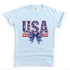 Simply Sage Market Coquette USA Bow Garment Dyed Tee - 2 of 4