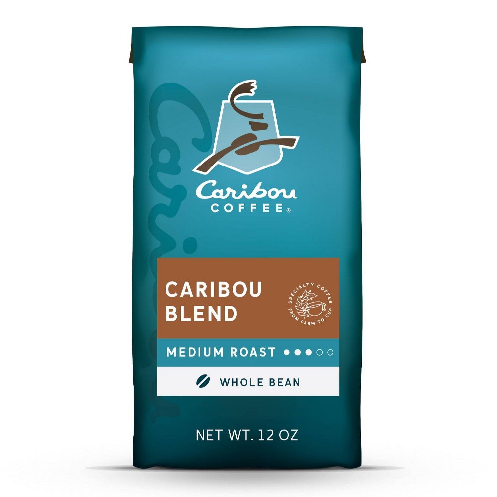 Photos - Coffee Caribou  Caribou Blend Medium Roast Whole Bean  - 12oz