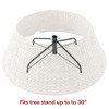 Casafield Water Hyacinth Christmas Tree Collar, Woven Tree Base Cover with Cord Cut Out - 3 of 4