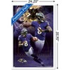 Trends International NFL Baltimore Ravens - Lamar Jackson 20 Framed Wall Poster Prints - 3 of 4