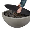 Jensen Co. Caro Large Aluminum Fire Bowl Lid Black - 3 of 4