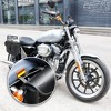 Unique Bargains Faux Leather Cycling Luggage Motorcycle Side Tool Saddlebag 1 Pair - 3 of 4