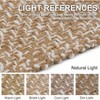 Small Bathroom Rug 2'x 3' Hand - Woven Tan Cotton Reversible Washable Kitchen Foyer Bedroom Back Door Decor Modern - 4 of 4