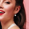 EVERLY JEWELRY | 10K Yellow Gold 8 - 8.5 mm Cultured Freshwater Fashion Pearl Earrings - 4 of 4