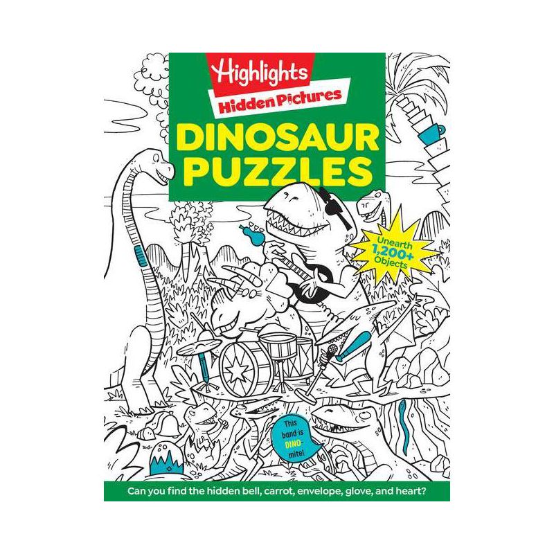 Dinosaur Puzzles - by Highlights (Paperback), 1 of 2