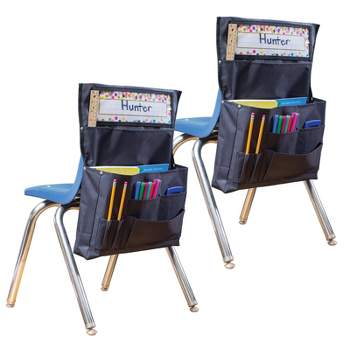 Teacher Created Resources® Black Chair Pocket, Pack of 2