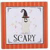 Ganz 4.0 Inch Halloween Coaster Set Halloween , Black Cat Ghost Bat (4PC) - 2 of 4