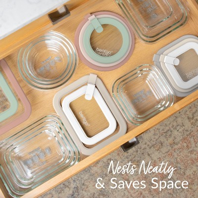 Bentgo 18pc Glass Signature Glass Food Storage Set - Thumbnail 3