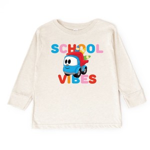 Leo the Truck School Vibes - Toddler Long Sleeve Graphic Tee - 1 of 3