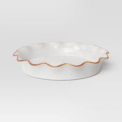 40oz Round Stoneware Open Baking Dish White - Threshold™