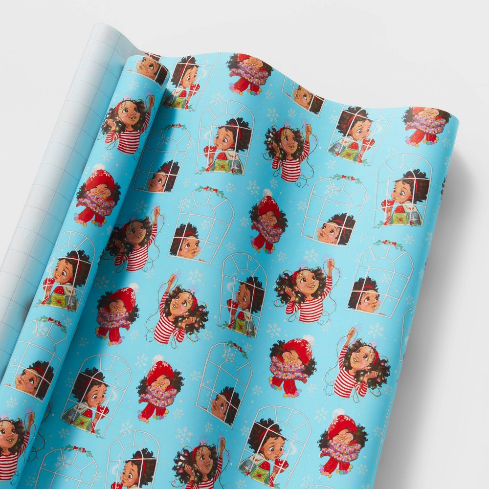 25 sq ft Bea Jackson Girl Gift Wrap - Wondershop