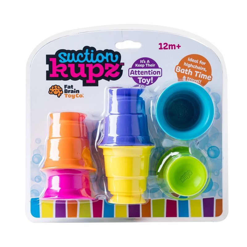 Fat Brain Toys Baby Toddler and Learning Toy Suction Kupz, 3 of 8