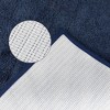 Unique Bargains Microfiber Geometric Soft Washable Non-Slip Floor Mats for Bathroom 2 Pcs - 4 of 4
