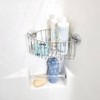 iDESIGN Reo Stainless Steel Power Lock Suction Corner Storage Shelf - 3 of 3