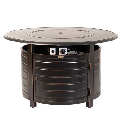 Finn Round Aluminum LPG Fire Pit - Fire Sense