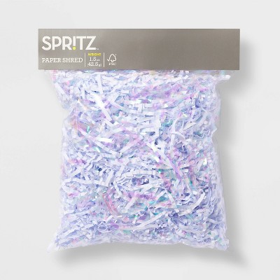 White Iridescent Paper Shred - Spritz™