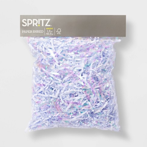 1.5oz Shred Shredded Filler Iridescent White -  Spritz™ - image 1 of 3