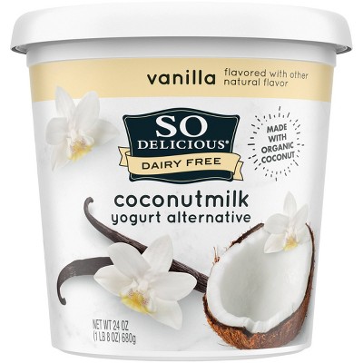 So Delicious Dairy Free Vanilla Coconut Milk Yogurt - 24oz