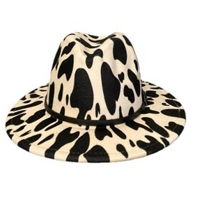 Women's Cowprint Cowgirl Hat - Southern Stitch - 1 of 1