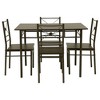 5-Piece Dining Set with Rectangular Table and 4 Chairs - 2 of 4