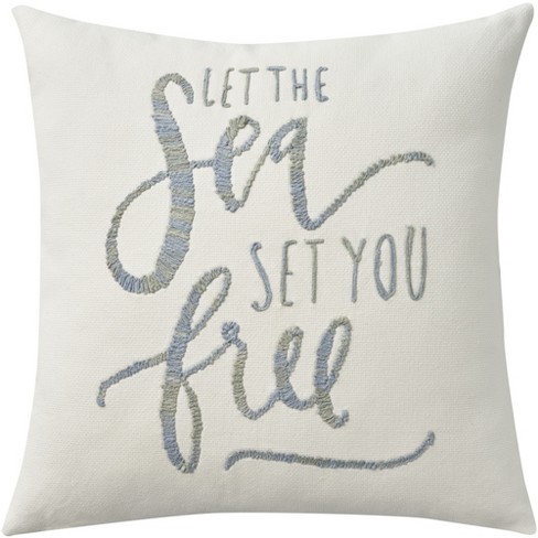 Nourison Life Styles 18 x 18 Throw Pillow in Ocean