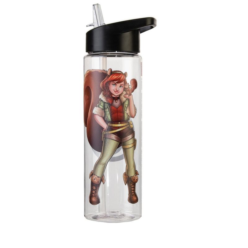 Marvel Universe Squirrel Girl 24 Oz Single Wall Plastic Water Bottle, 1 of 4