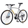 FIONECA 24 Speed Hybrid bike Disc Brake 700C Road Bike For men women's City Bicycle - 2 of 4