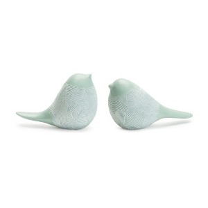 Melrose Modern Etched Bird Figurine (set of 4) - 1 of 4