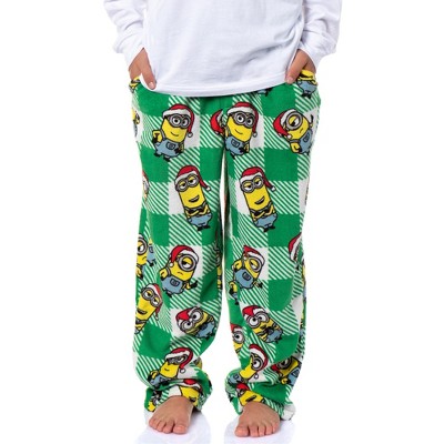 Despicable Me Minions Men's Christmas Santa Adult Sleep Lounge Pajama Pants