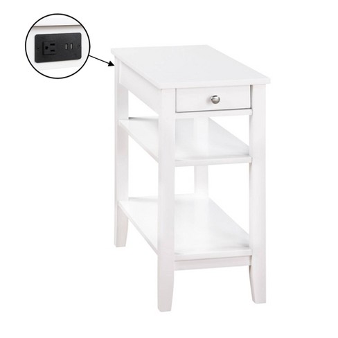 Skinny chair side online table