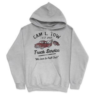 Cam L Tow Truck Service Adult Hoodie Funny Sarcastic Adult Joke Hooded Sweatshirt - Crazy Dog Hoodie - 1 of 4