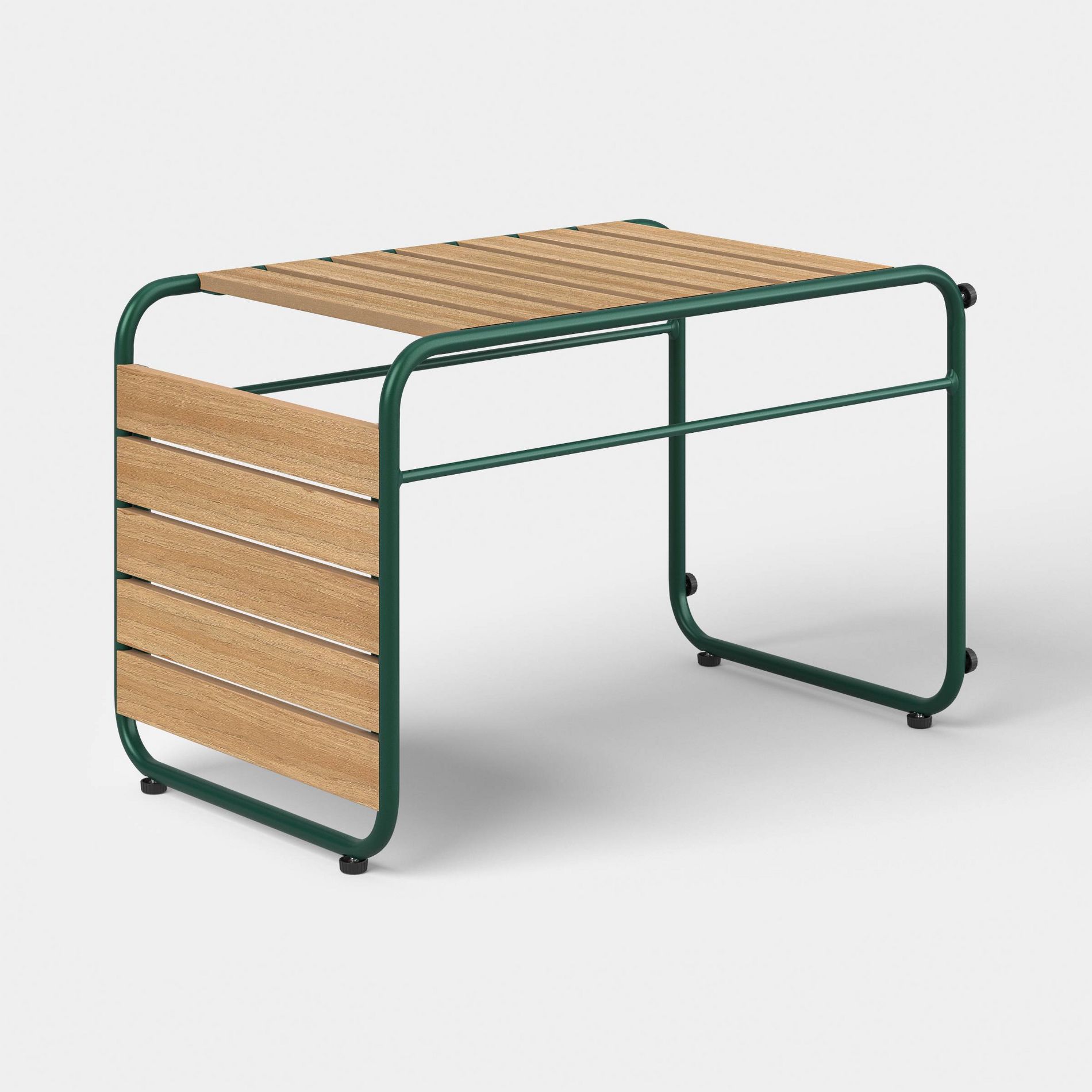 Rectangular Casual Accent Patio End Table Green - Room Essentials™