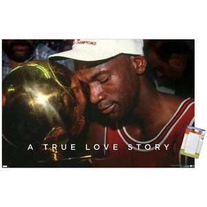 Trends International Michael Jordan - A True Love Story Unframed Wall Poster Prints - 1 of 4