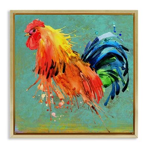 Stupell Industries Urban Abstract Rooster Splash, 18" x 18" - 1 of 4