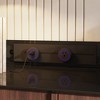 Famapy Multifunctional Storage Cabinet Buffet Kitchen Cabinet with Sliding Outlets – Black Gloss & Wood Finish - 4 of 4