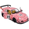 2020 RWB Bodykit #23 "Pink Pig" Pink with Graphics 1/18 Diecast Model Car by Solido - 2 of 4