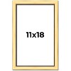 PosterPalooza | Simple Gold Picture Frame - UV Acrylic, Foam Board Backing, Hanging Hardware - 2 of 4