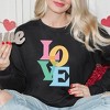 Simply Sage Market Women's Graphic Sweatshirt Love Colorful - 2 of 3